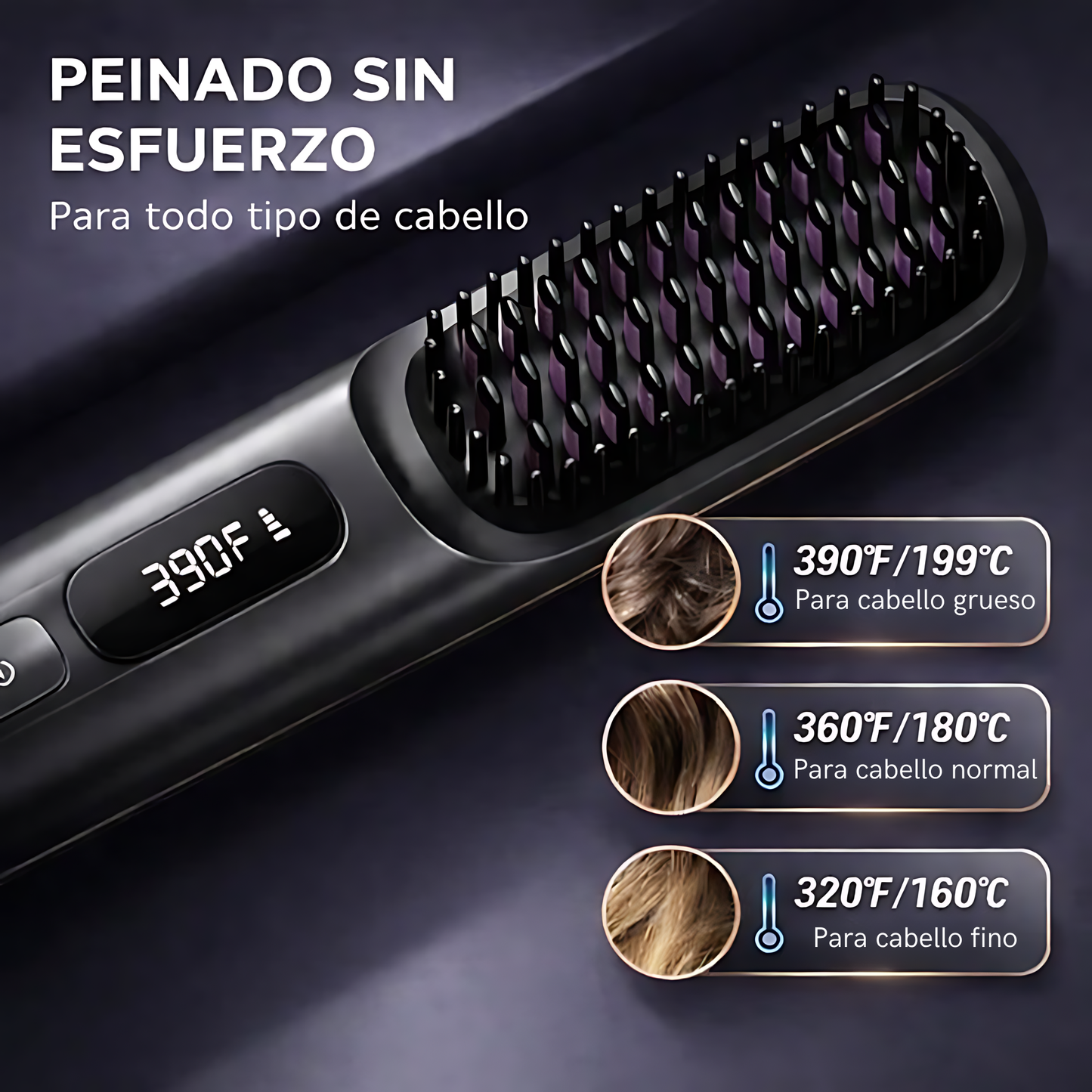 Cepillo alisador portátil